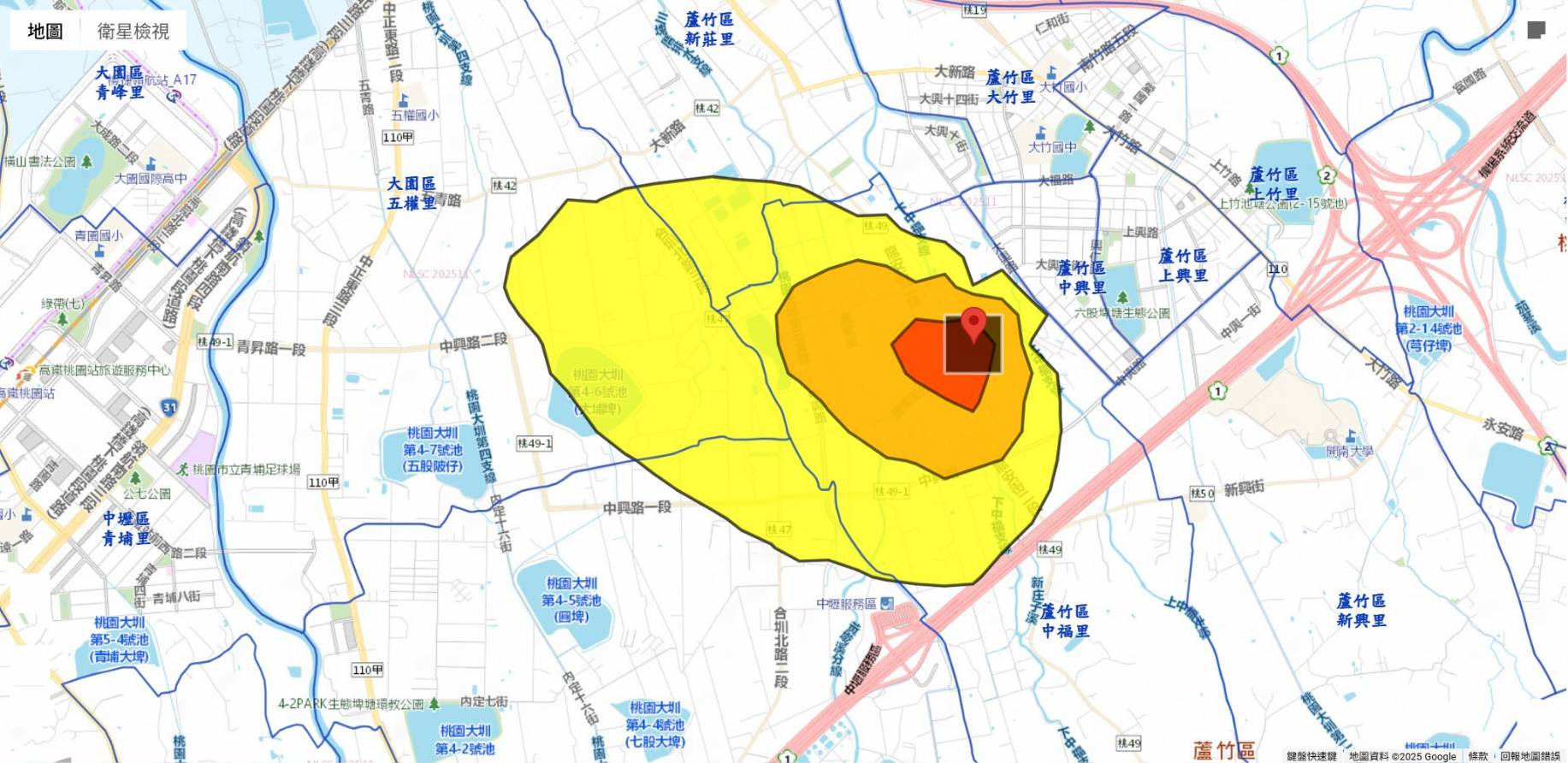 桃園蘆竹地下工廠大火釋放大量黑煙 環保局啟動空污緊急應變、非法工廠最高併罰 2,000 萬元 (2).jpg